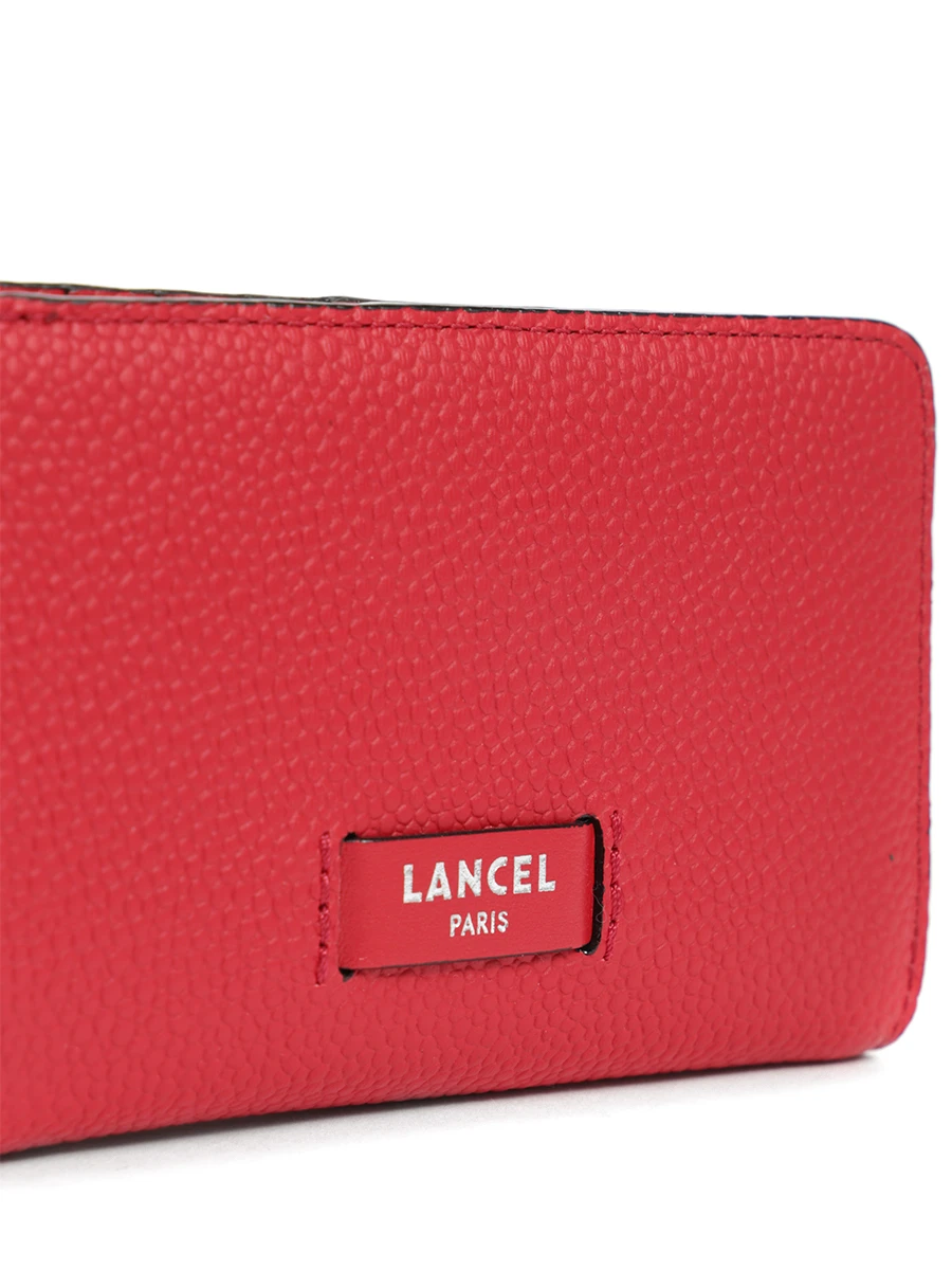 Кошелек кожаный LANCEL A11123 Red, размер Один размер, цвет красный - фото 4