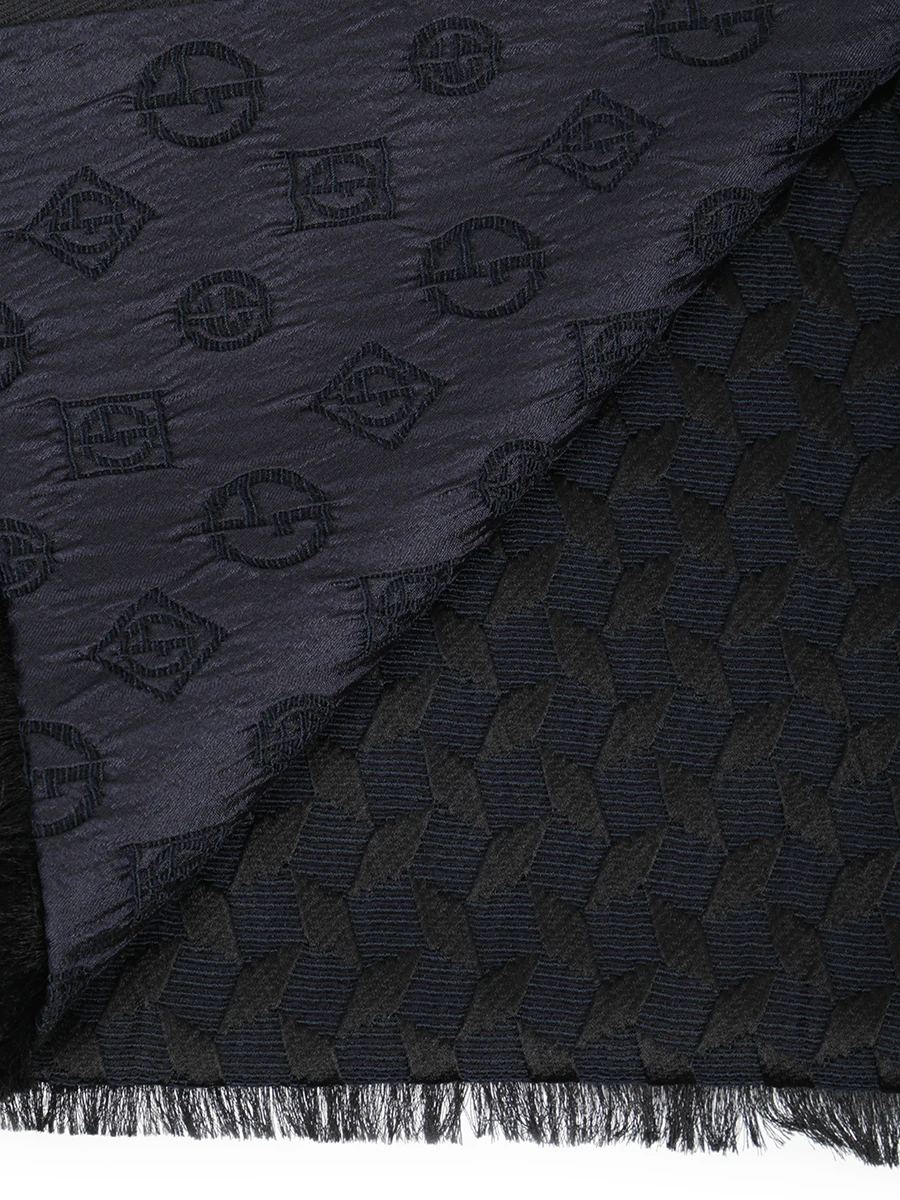 Шарф шелковый GIORGIO ARMANI 745210 3F110 00035 Синий  Фото 3