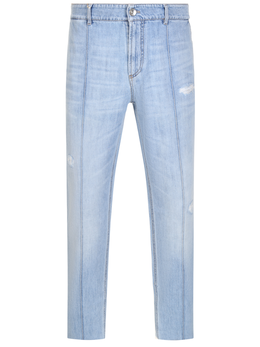 Джинсы Traditional Fit хлопковые BRUNELLO CUCINELLI