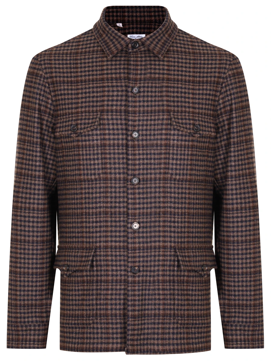 

Рубашка Regular Fit шерстяная, Коричневый, CAU600 A23WA03 M31