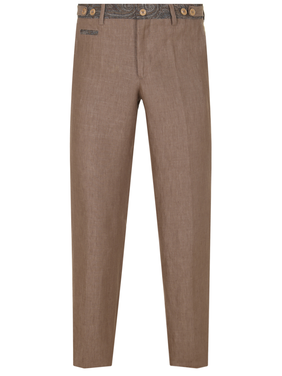 Брюки льняные ETRO
