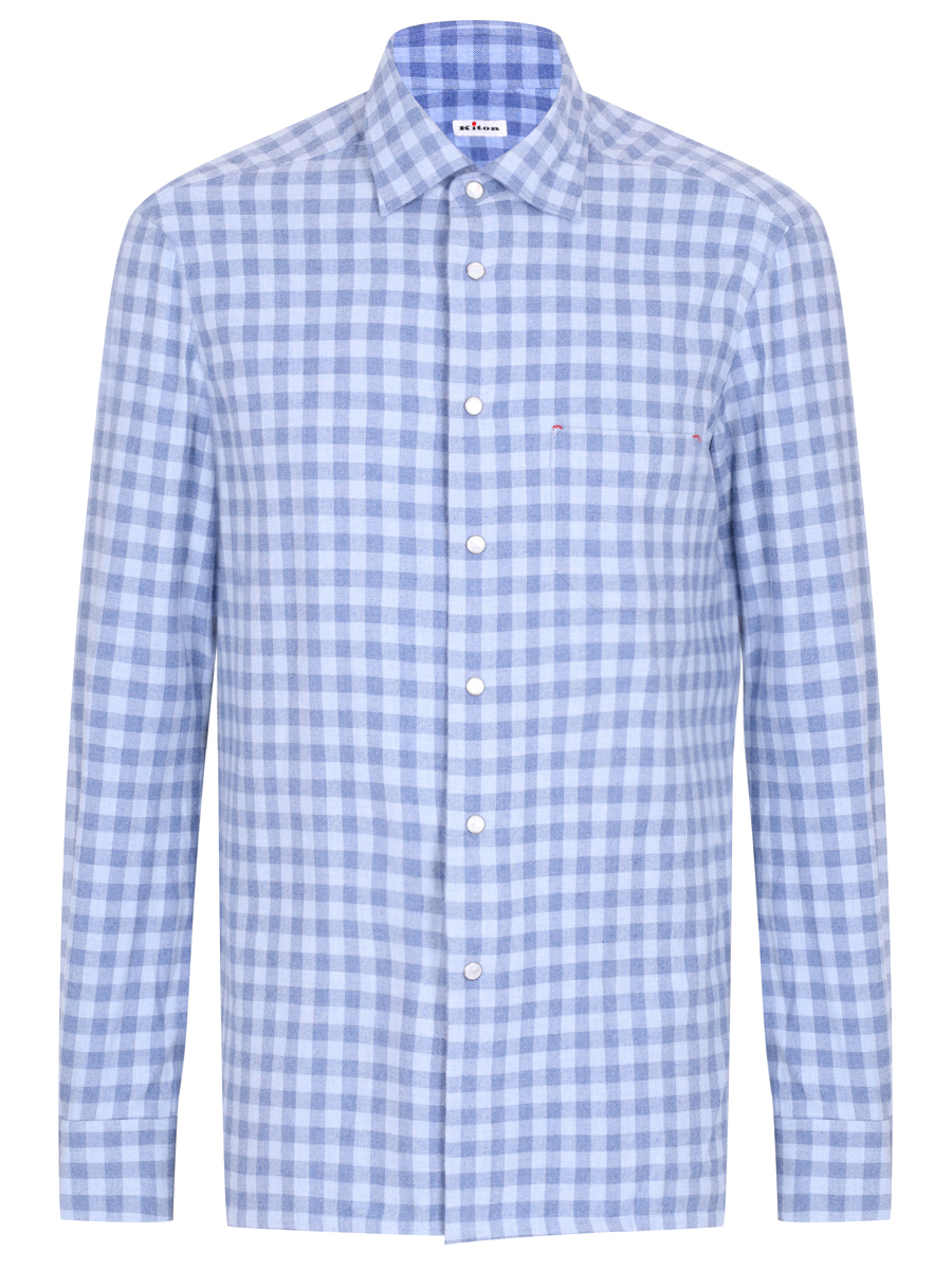 Рубашка Slim Fit хлопковая KITON