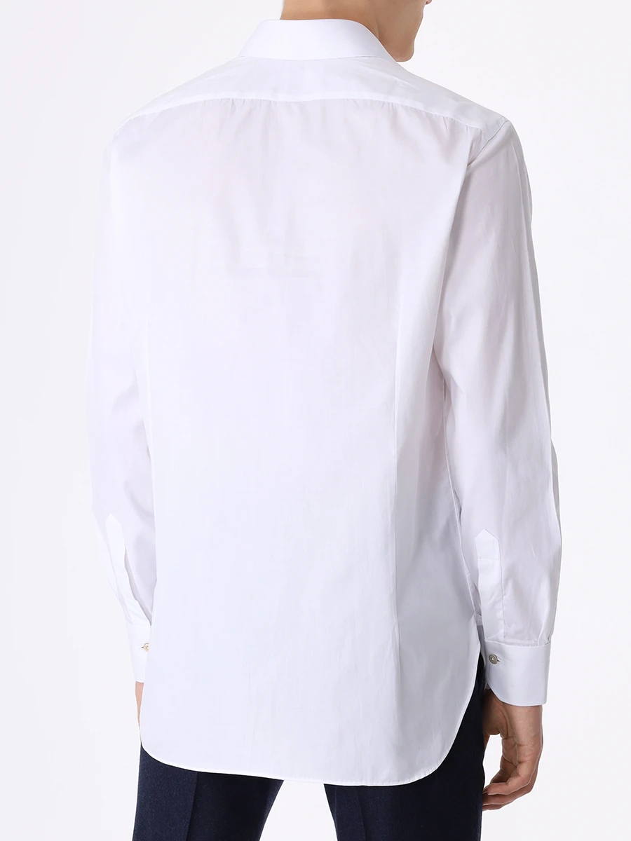 

Рубашка Slim Fit хлопковая, Белый, UCCH0869301001
