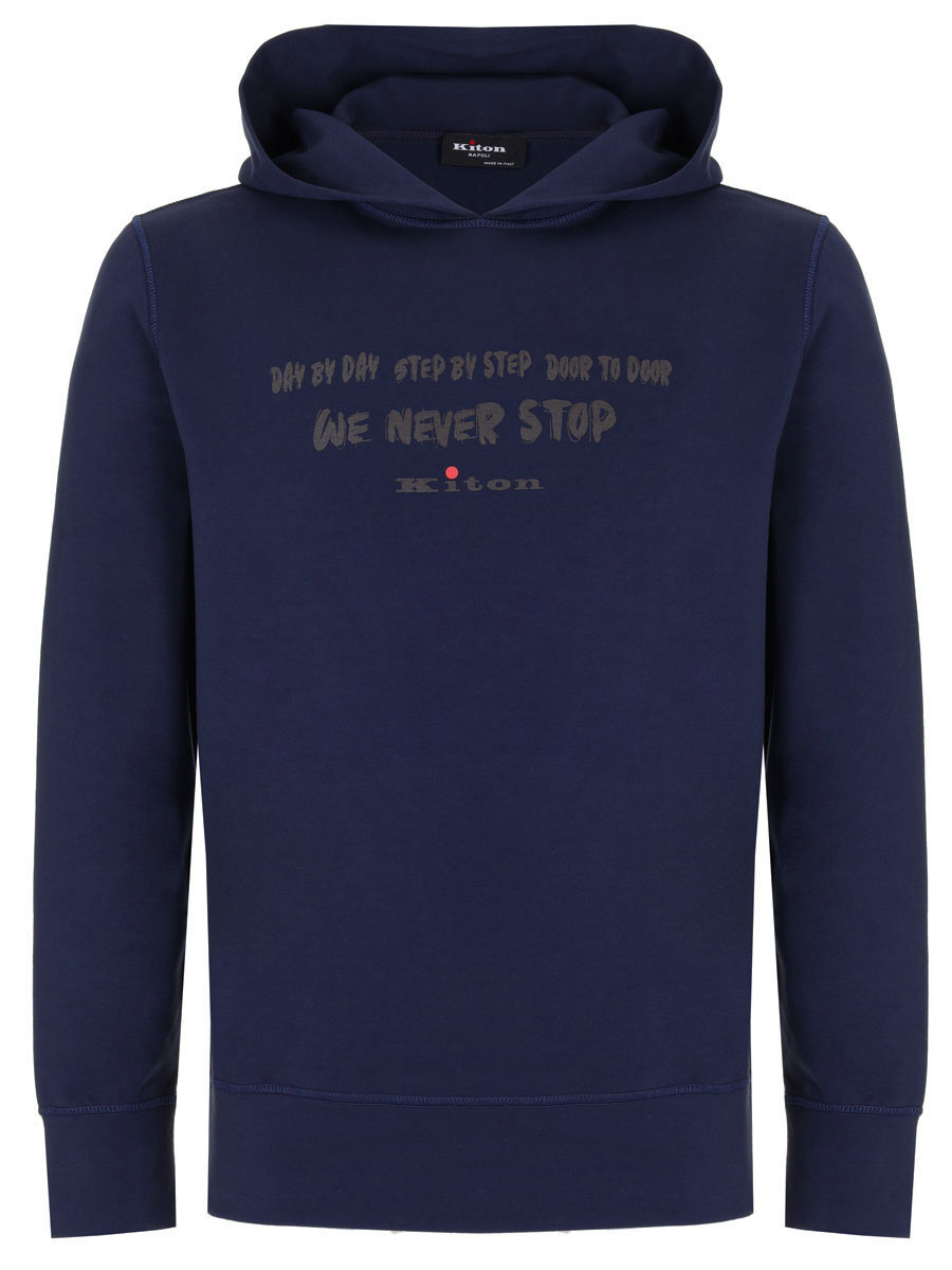 Худи хлопковое KITON