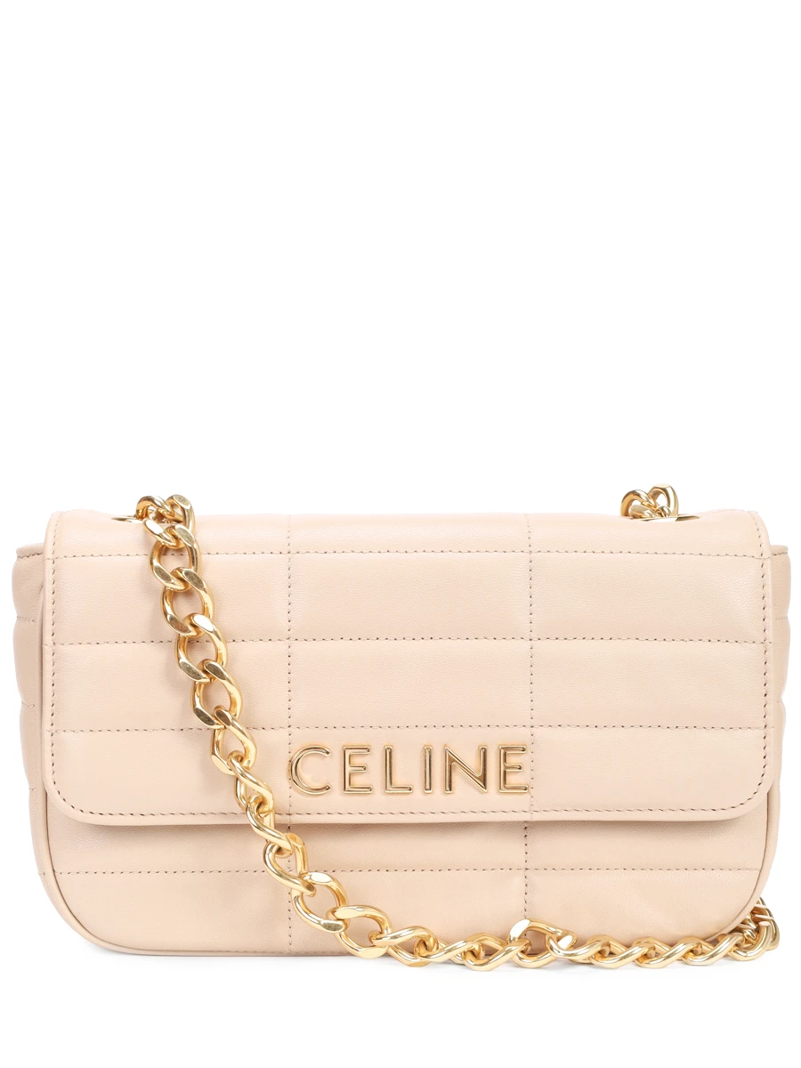 Сумка кожаная CELINE 111273EPZ 03ND Бежевый 