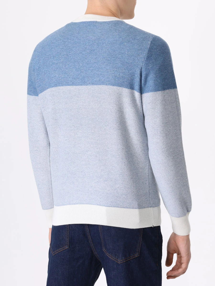 Джемпер кашемировый FIORONI CASHMERE MK27021A2 0002 2Q.2 Голубой  Фото 3