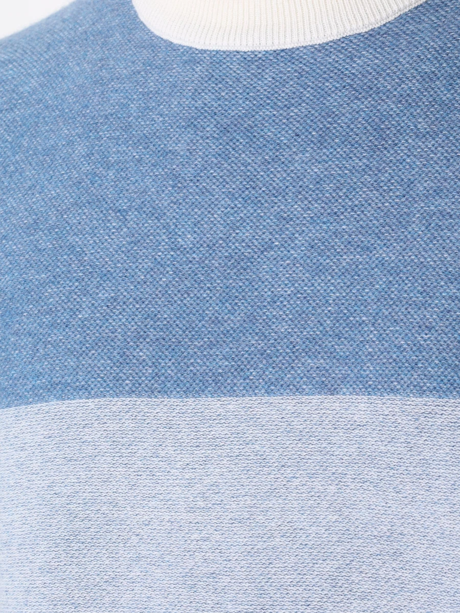 Джемпер кашемировый FIORONI CASHMERE MK27021A2 0002 2Q.2 Голубой  Фото 5