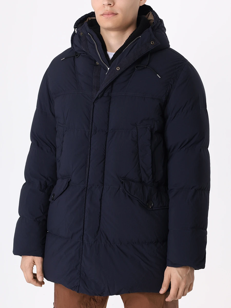 

Пуховик стеганый, Синий, 23CTCUB03134