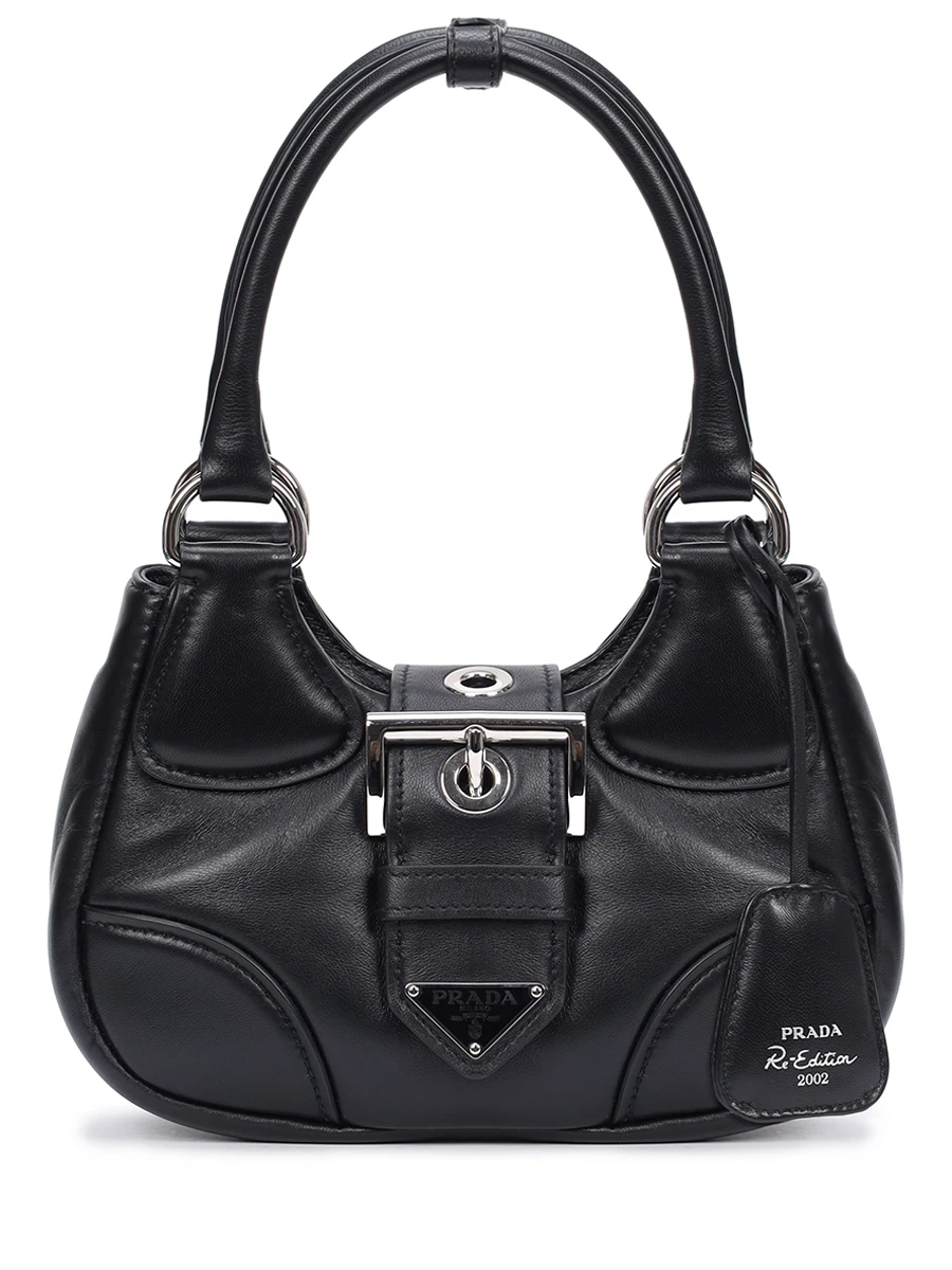 Сумка кожаная PRADA 1BA381VOOM2DYI F0002 Черный 