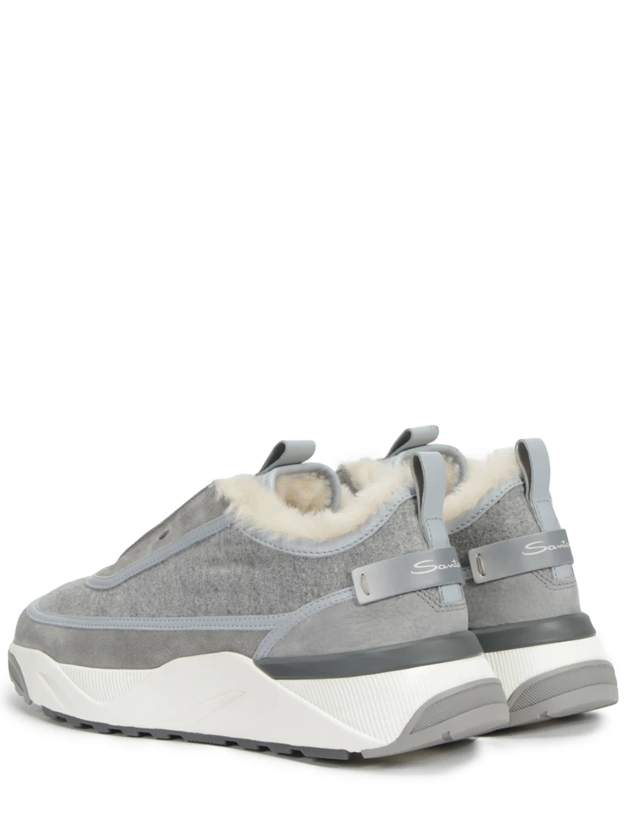 

Кроссовки комбинированные на меху, Серый, WBIO61111BGRPYLEG45