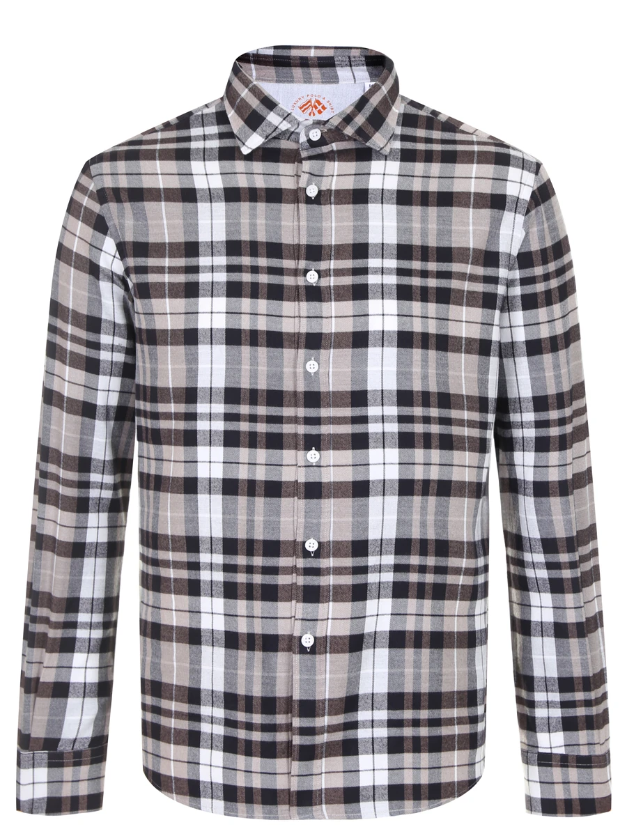 

Рубашка Slim Fit хлопковая, Клетка, CF680CWCN683966