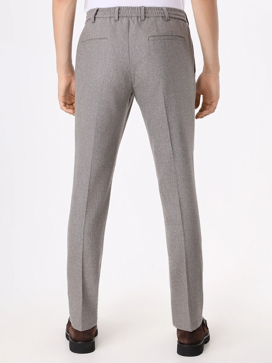 Брюки шерстяные FRADI SF.JOGGER2WN615633 Бежевый  Фото 3