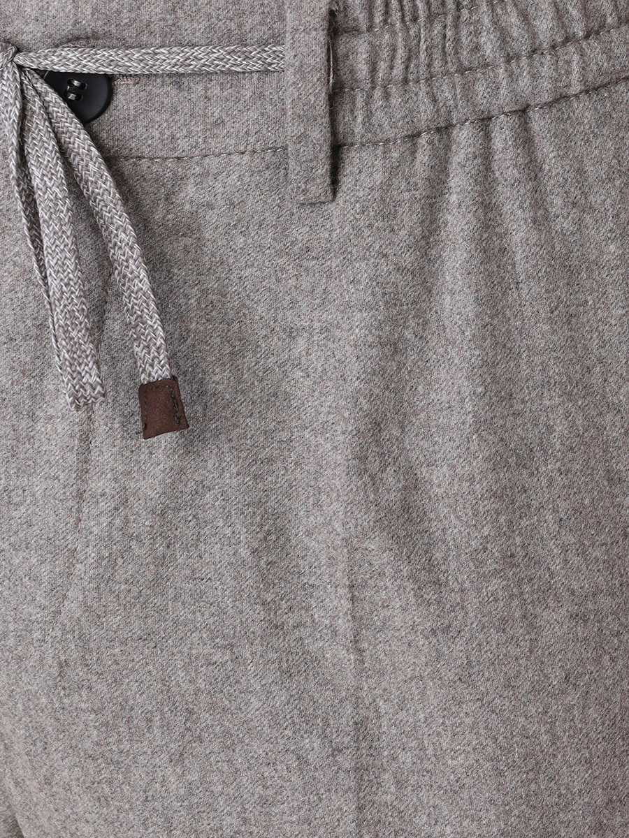 Брюки шерстяные FRADI SF.JOGGER2WN615633 Бежевый  Фото 5