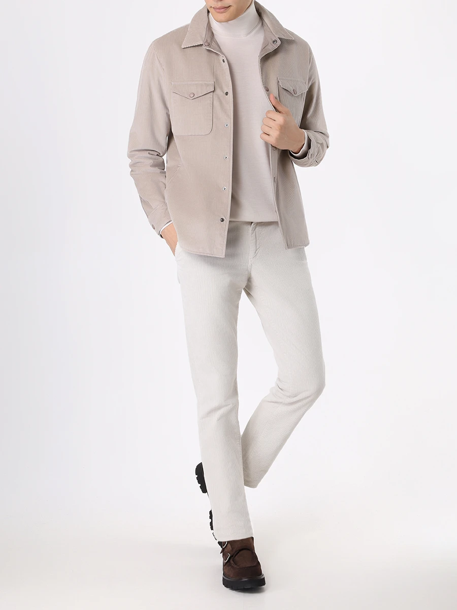 Куртка двусторонняя FRADI SC.HUGHRCN685677 Бежевый  Фото 2