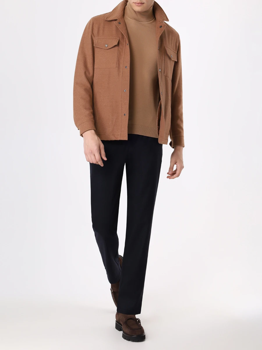 Брюки Regular Fit шерстяные WINDSOR 13 Scuro 10016431 969 Темно- Синий  Фото 2