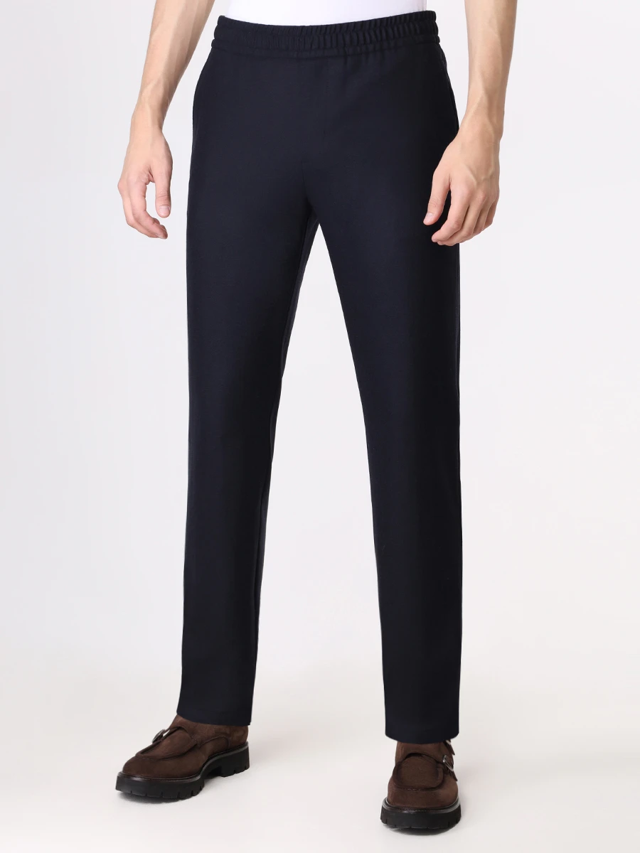 Брюки Regular Fit шерстяные WINDSOR 13 Scuro 10016431 969 Темно- Синий  Фото 4