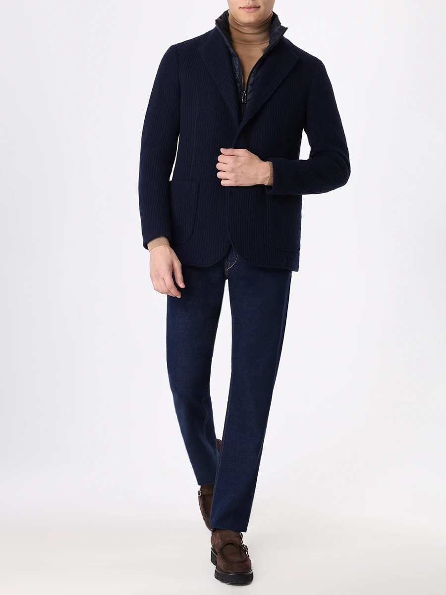 Джинсы Regular Fit хлопковые HANDPICKED RIMINI 02560 W1 Синий  Фото 2