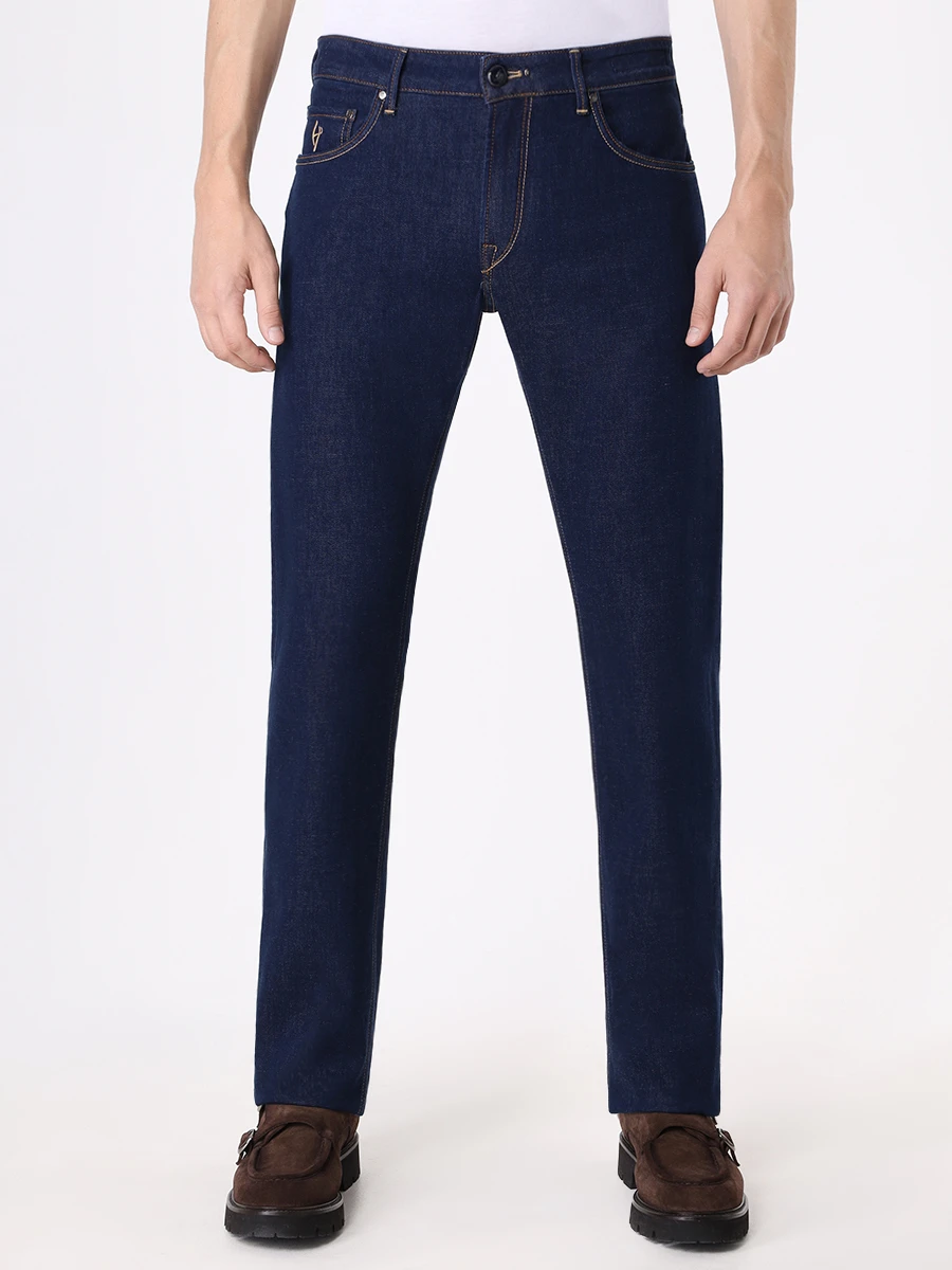 Джинсы Regular Fit хлопковые HANDPICKED RIMINI 02560 W1 Синий  Фото 4