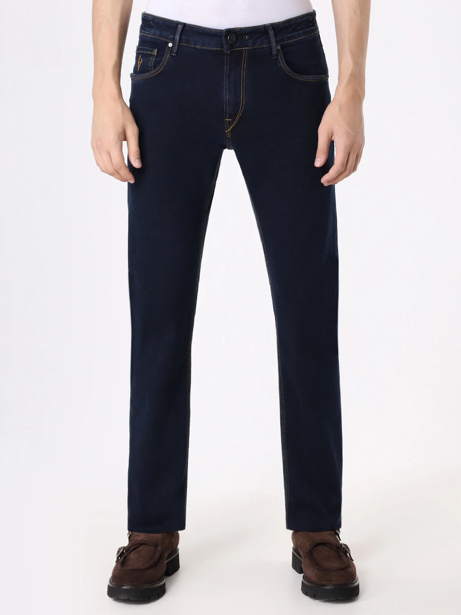 Джинсы Regular Fit хлопковые HANDPICKED RIMINI 02713 W1 Синий  Фото 4