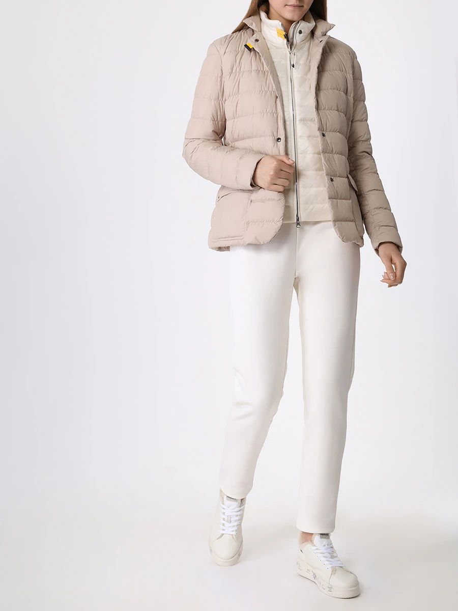Пуховик стеганый PARAJUMPERS 23WMPWPUSL38 ALISEE/0209 Бежевый  Фото 2