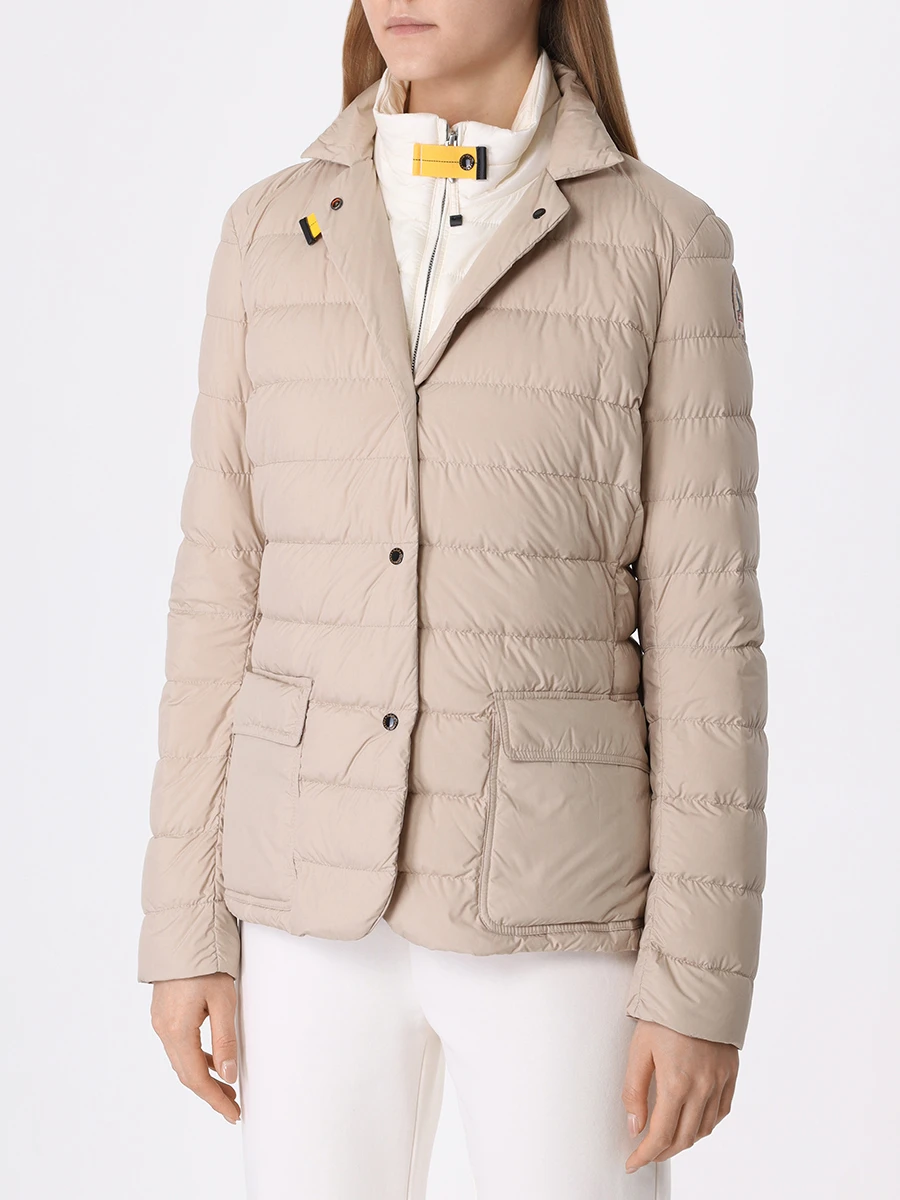 Пуховик стеганый PARAJUMPERS 23WMPWPUSL38 ALISEE/0209 Бежевый  Фото 4