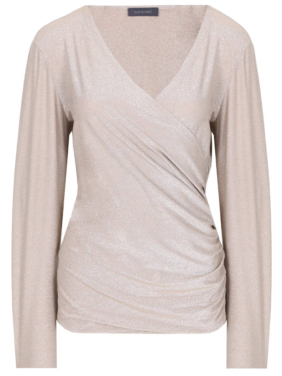 Блуза с люрексом ELENA MIRO G031Z0918212, размер 42, цвет золотой - фото 1