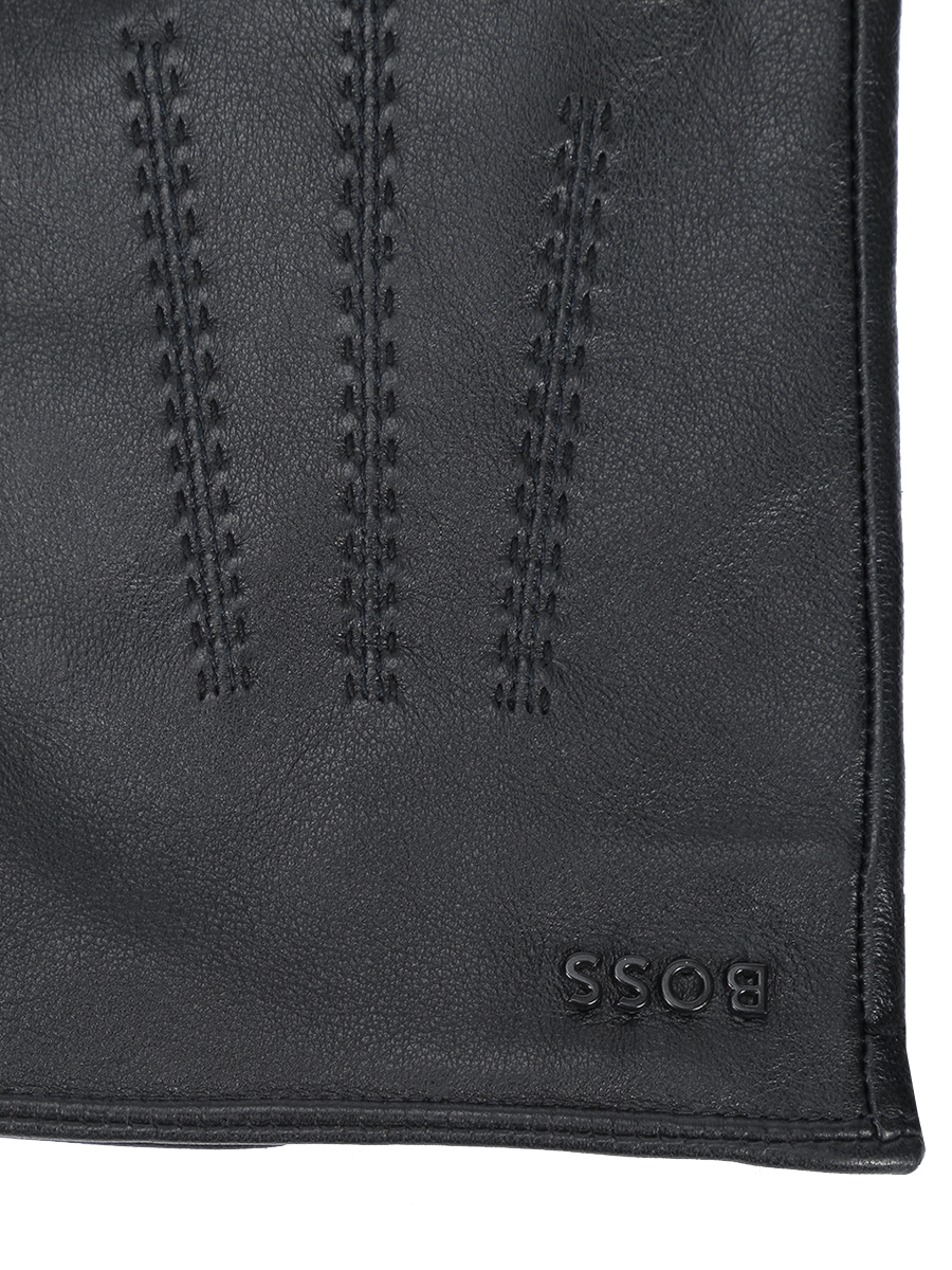 Перчатки кожаные BOSS 50496604/001, размер XL, цвет черный 50496604/001 - фото 3