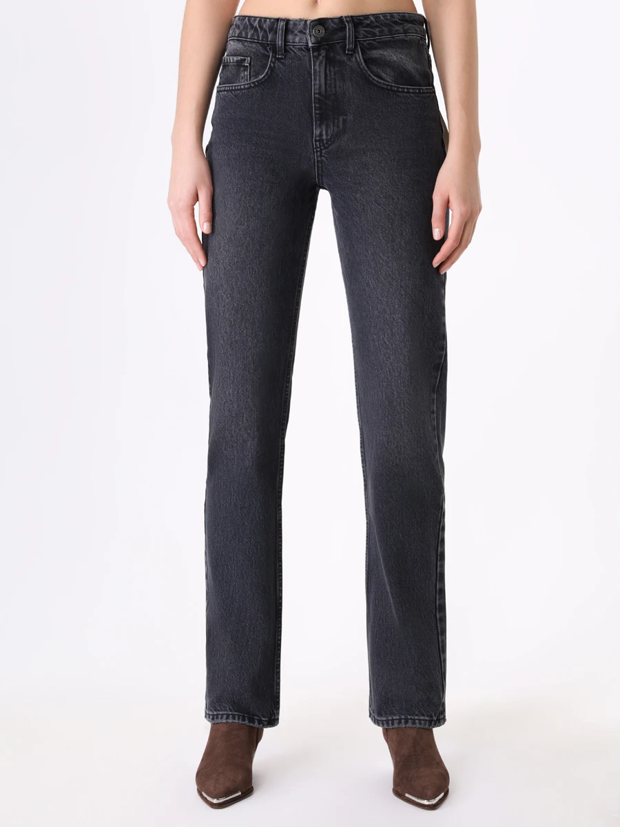 Джинсы хлопковые YULIAWAVE 1B4JS01400000GRAS Серый  Фото 4