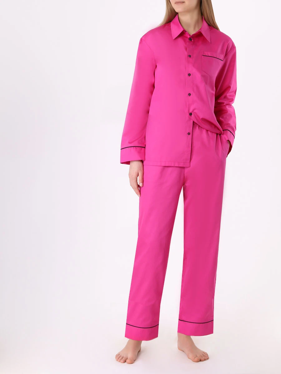 Пижама хлопковая PARPA 900101 MONOCHROME, размер 40, цвет розовый - фото 2
