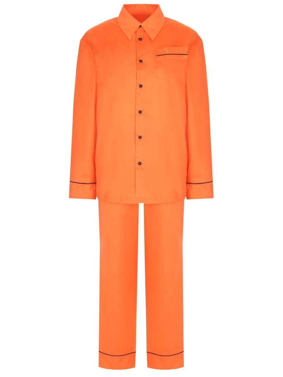 Пижама хлопковая PARPA 900301 MONOCHROME, размер 40, цвет оранжевый - фото 1