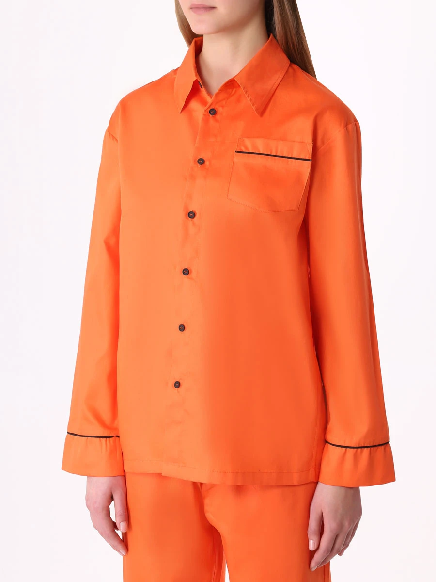Пижама хлопковая PARPA 900301 MONOCHROME, размер 40, цвет оранжевый - фото 4