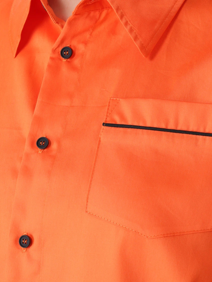Пижама хлопковая PARPA 900301 MONOCHROME, размер 40, цвет оранжевый - фото 5