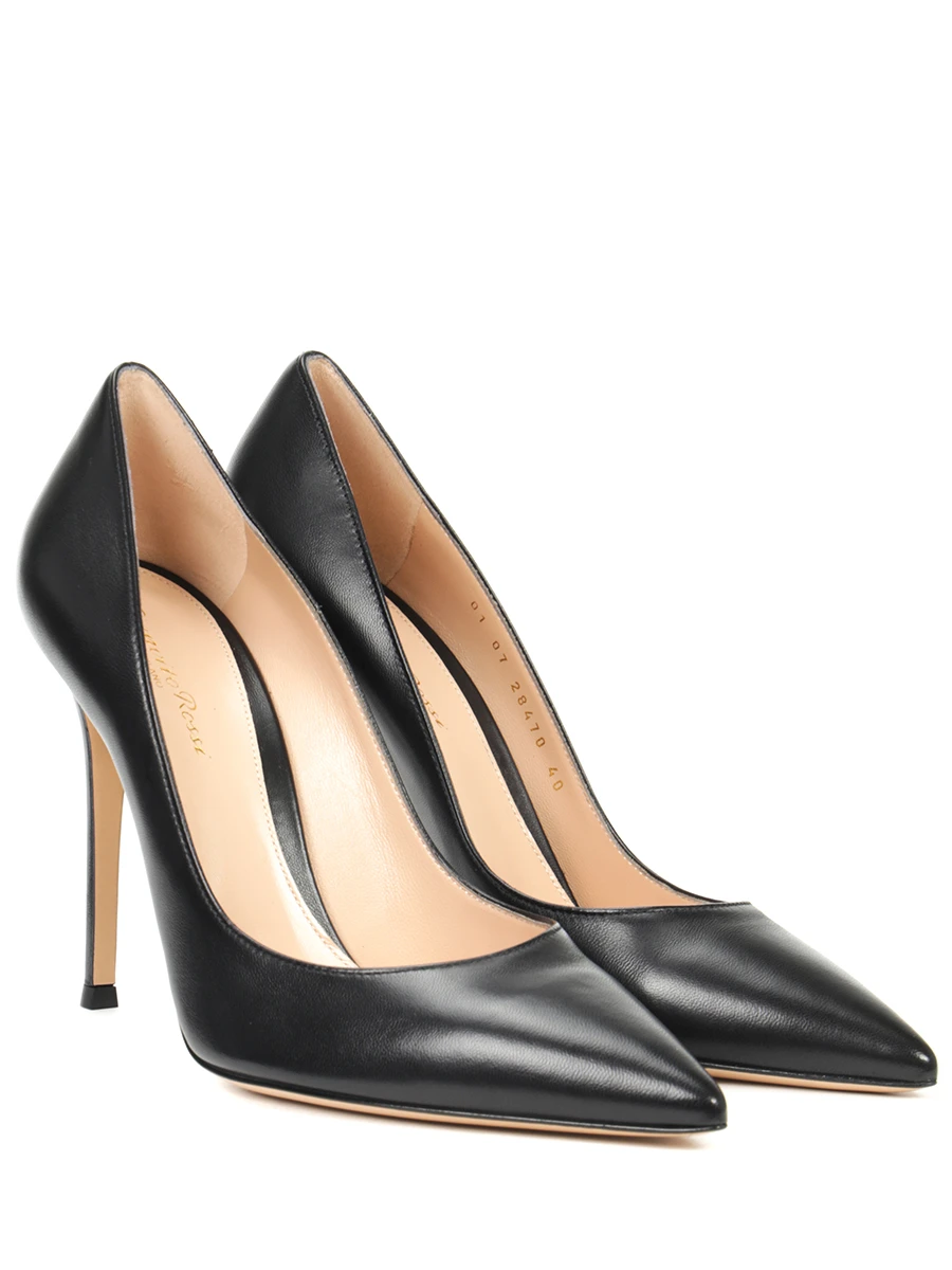 Туфли кожаные Gianvito GIANVITO ROSSI G28470.15RIC.NAP Черный  Фото 2