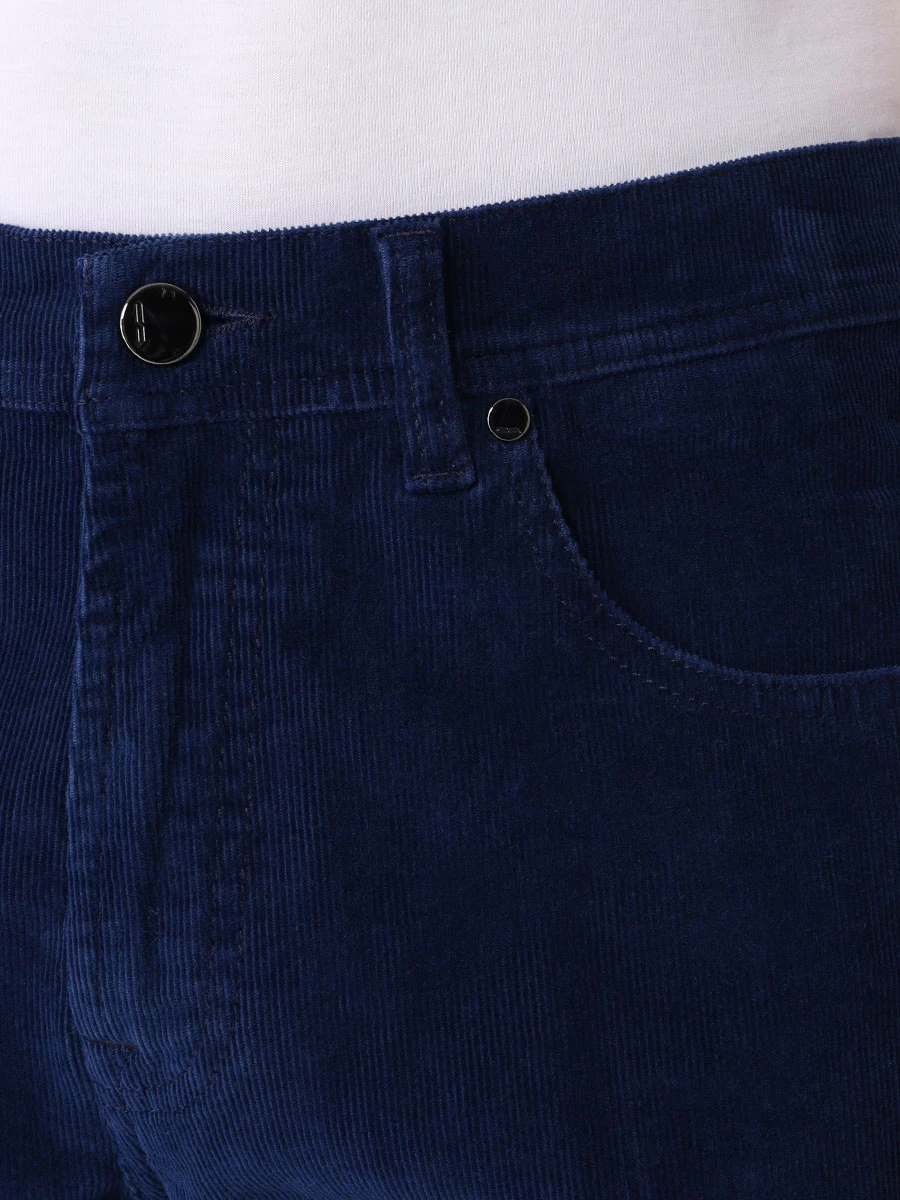 

Брюки Slim Fit вельветовые, Синий, TR223S01 T134 B31