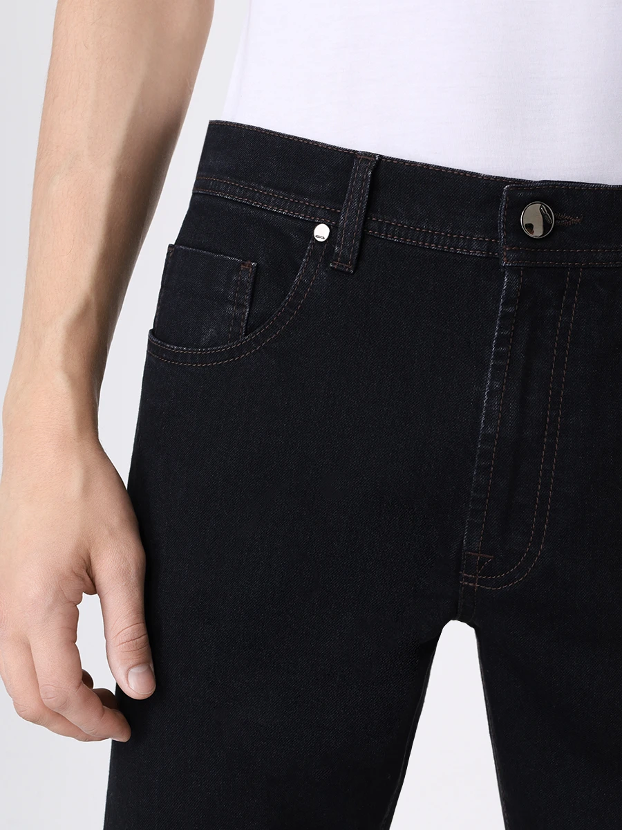 

Джинсы Slim Fit хлопковые, Черный, TR223S01 T21 D31