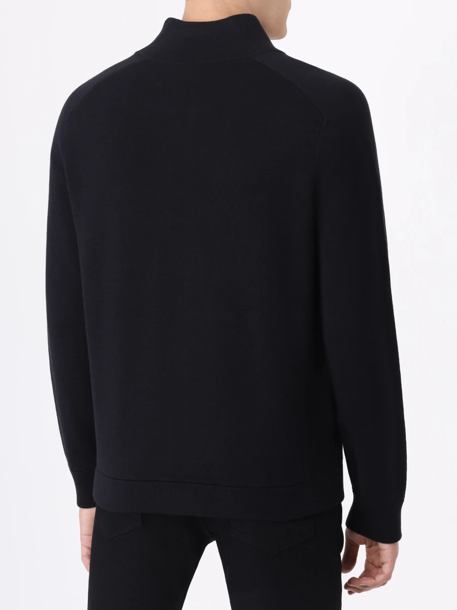 Кардиган комбинированный BOSS 50500659/001 Черный  Фото 3