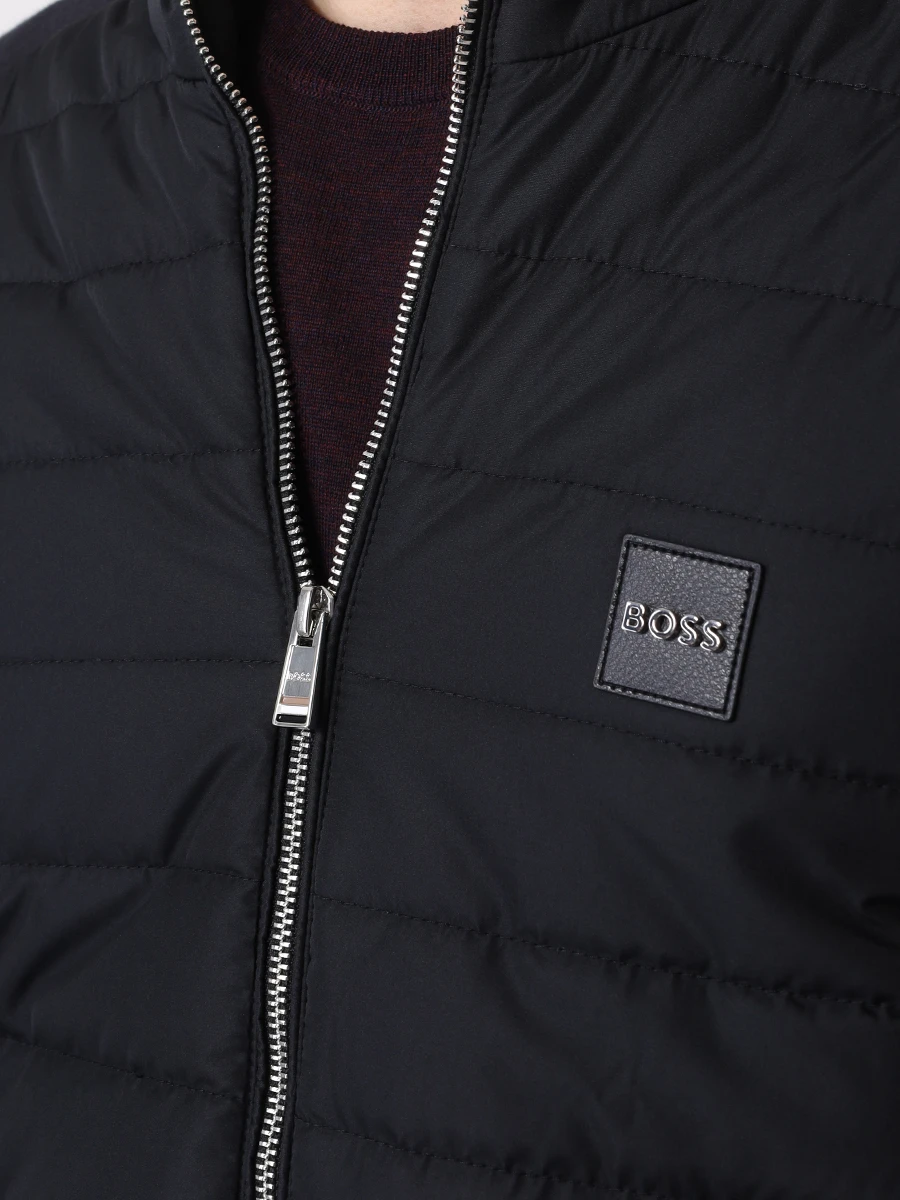 Кардиган комбинированный BOSS 50500659/001 Черный  Фото 5