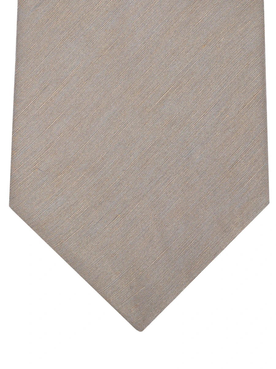 Галстук из шелка и льна HUGO gal/нв Зеленый Бежевый  Фото 3