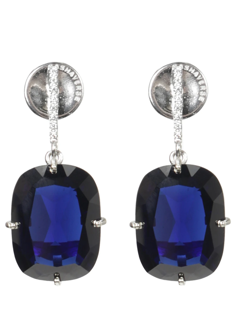 

Серьги с фианитами, Синий, ER8/SAPPHIRE/NY24
