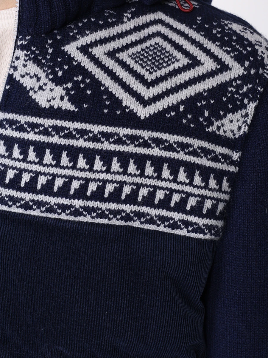 Пуховик стеганый BRUNELLO CUCINELLI MQ4351950 CLI76 Синий  Фото 5