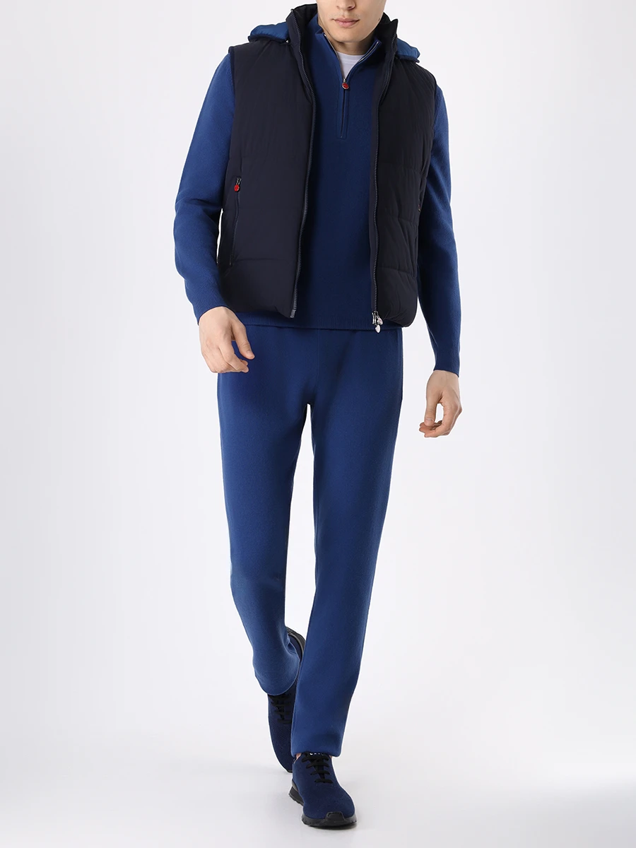 Костюм шерстяной KITON UK1497W23/UK41063W23 S182 Синий  Фото 2