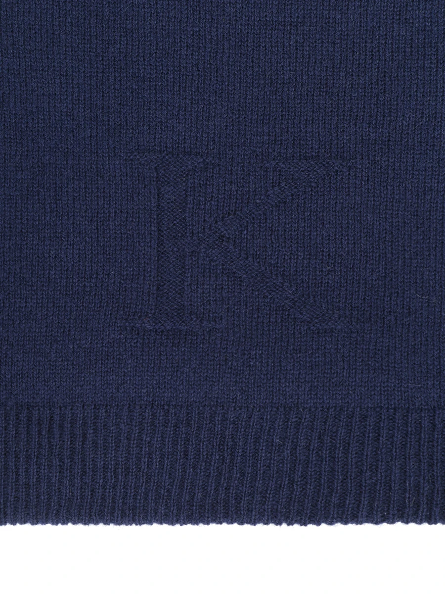 Шарф кашемировый KITON USCIACXC10760200D Синий  Фото 3
