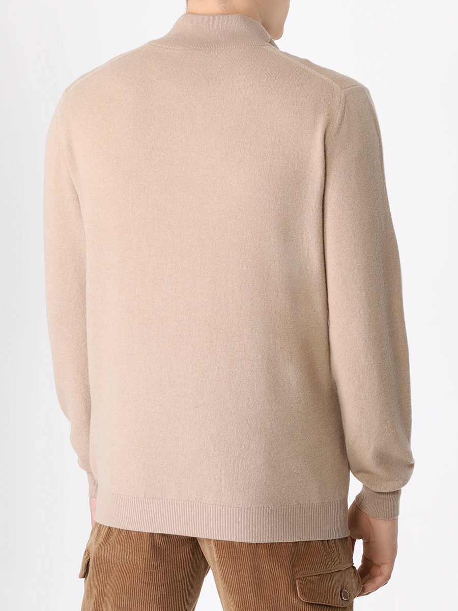 Джемпер шерстяной KITON UK1497W23 2801 Бежевый  Фото 3
