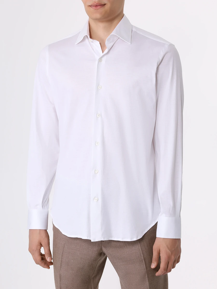 Рубашка Regular Fit хлопковая MARIA SANTANGELO 2-3122-1, размер 50, цвет белый - фото 4