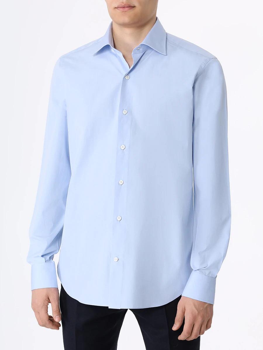 Рубашка Regular Fit хлопковая MARIA SANTANGELO F354234-1172, размер 56, цвет голубой - фото 4