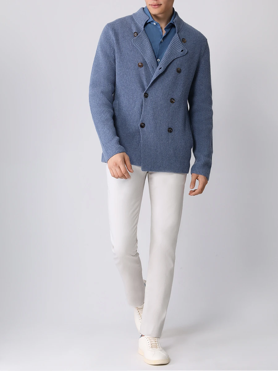 Рубашка Regular Fit хлопковая MARIA SANTANGELO 2-3104-5 Синий  Фото 2