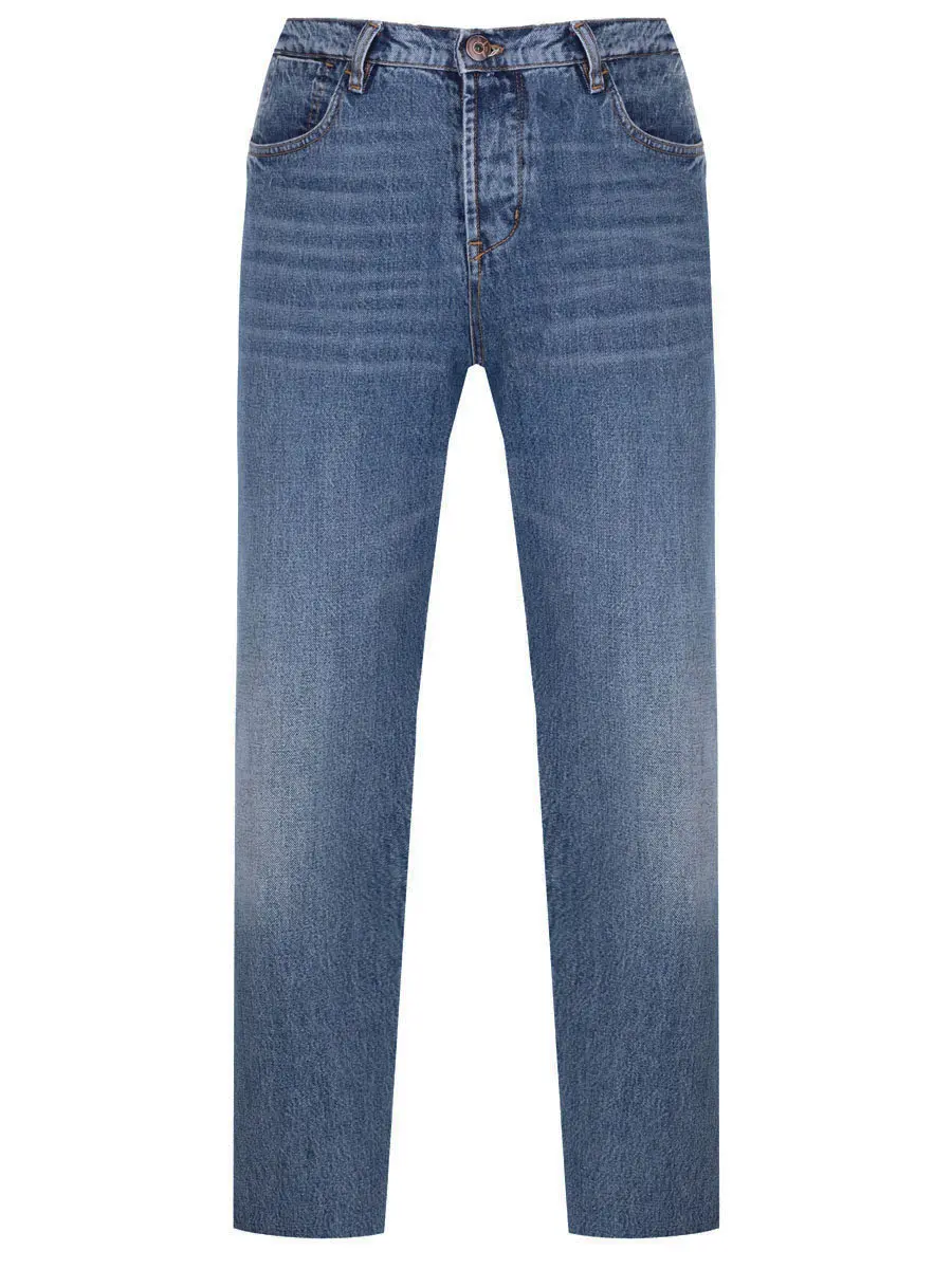 

Джинсы Slim Fit хлопковые, Синий, 31-M25B17-DR1137