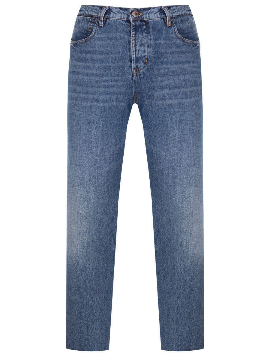 Джинсы Slim Fit хлопковые 3X1 31-M25B17-DR1137 Синий 