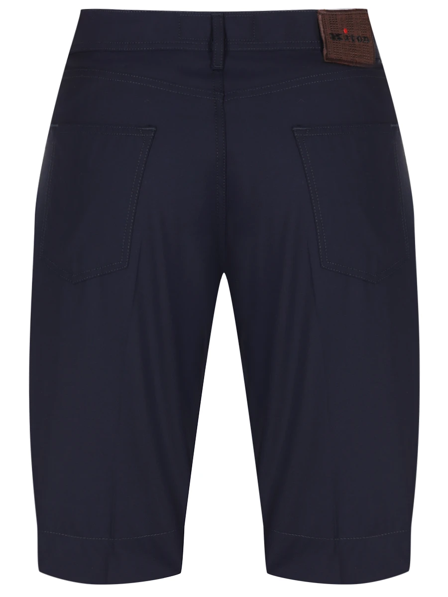 Шорты из шерсти KITON 8G15 ш Синий  Фото 2