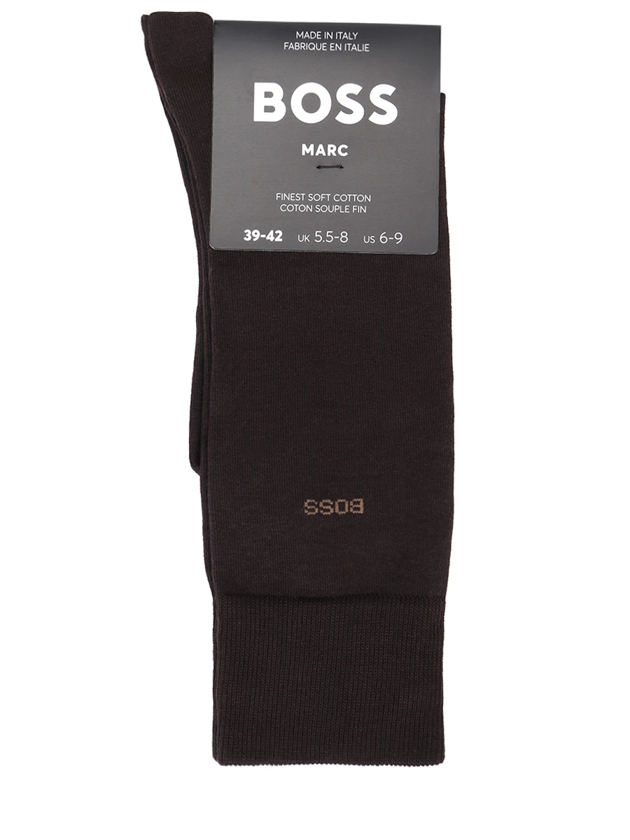 Носки хлопковые Marc BOSS 50469843/206, размер 43-44, цвет коричневый
